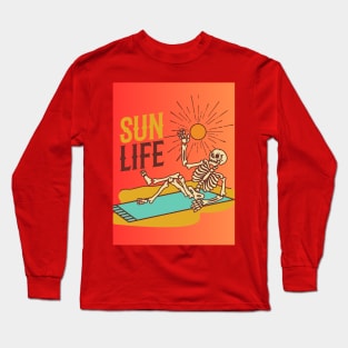 sun life summer time Long Sleeve T-Shirt